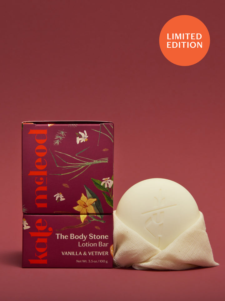 Vanilla & Vetiver | The Body Stone | Deep Moisturizing Lotion Bar