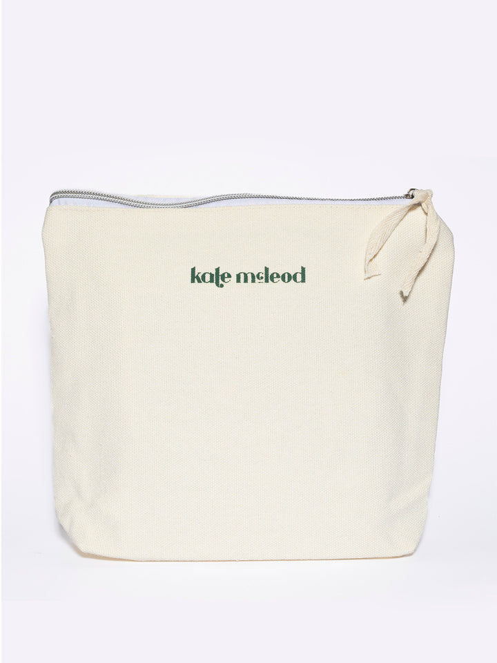 The Makeup Bag | Recycled Cotton Toiletry Bag | Kate McLeod