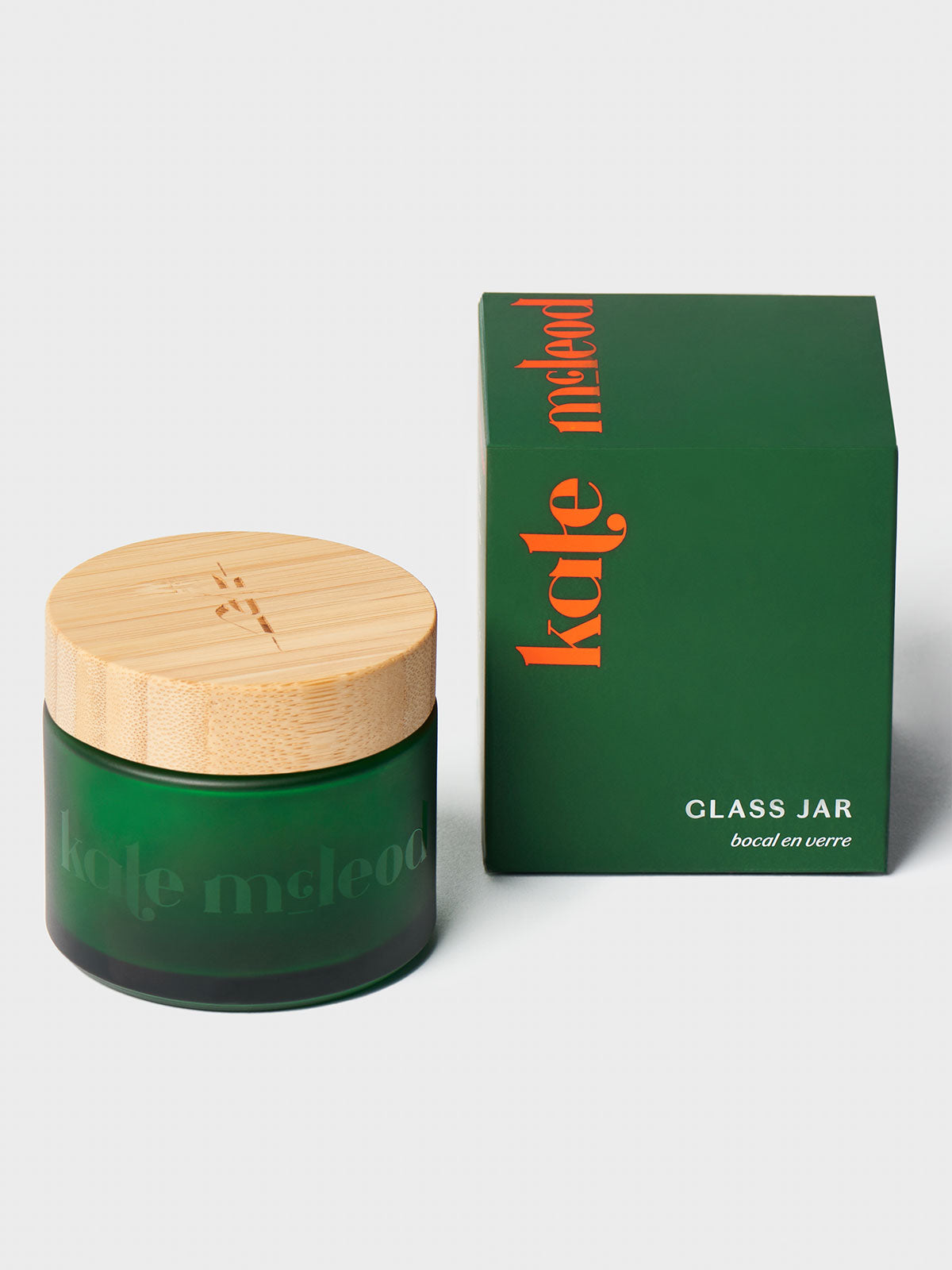 Green Square Spice Jar with Lid